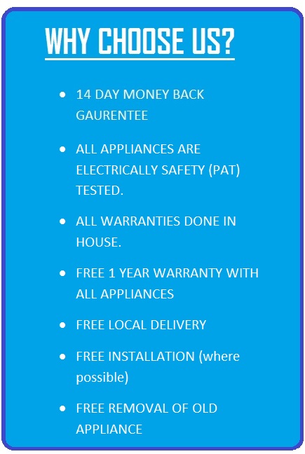 refurbished appliances refurbished appliance shop